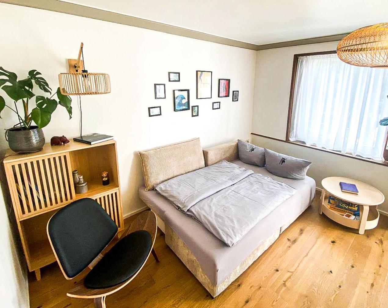 Hacienda Flats - Wunderschoene Ferienwohnungen Am Seewald Friedrichshafen Bilik gambar